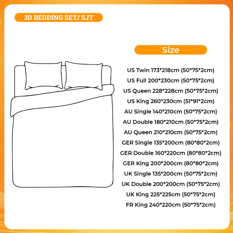 3D BEDDING SET - Genshin Impact Store