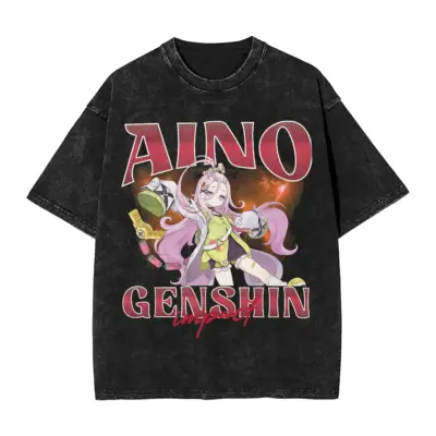 Genshin Impact Best Selling Washed T-Shirt