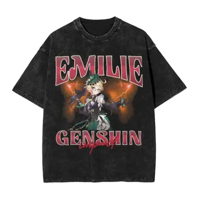 Genshin Impact Emilie Washed T-Shirt