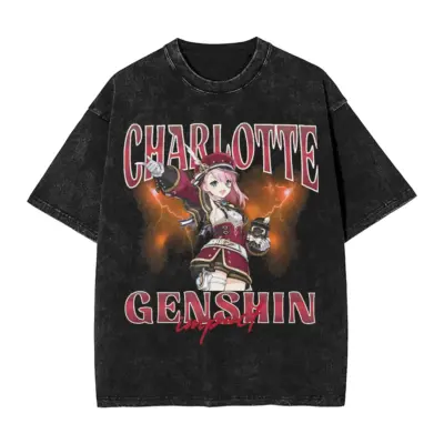 Genshin Impact New Collection Washed T-Shirt