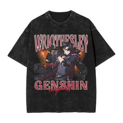 Genshin Impact Vintage Washed T-Shirt