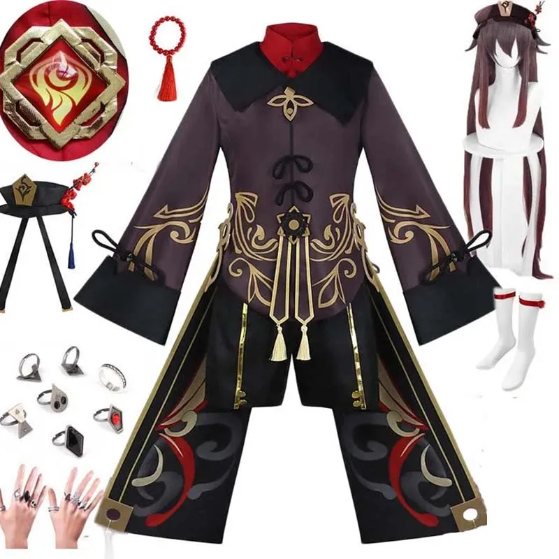 Hutao Cosplay Femme Halloween Costume Anime Clothes