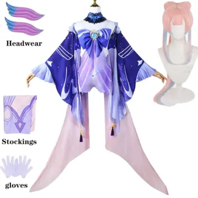 Sangonomiya Kokomi Cosplay Costume Full Set Comic Con