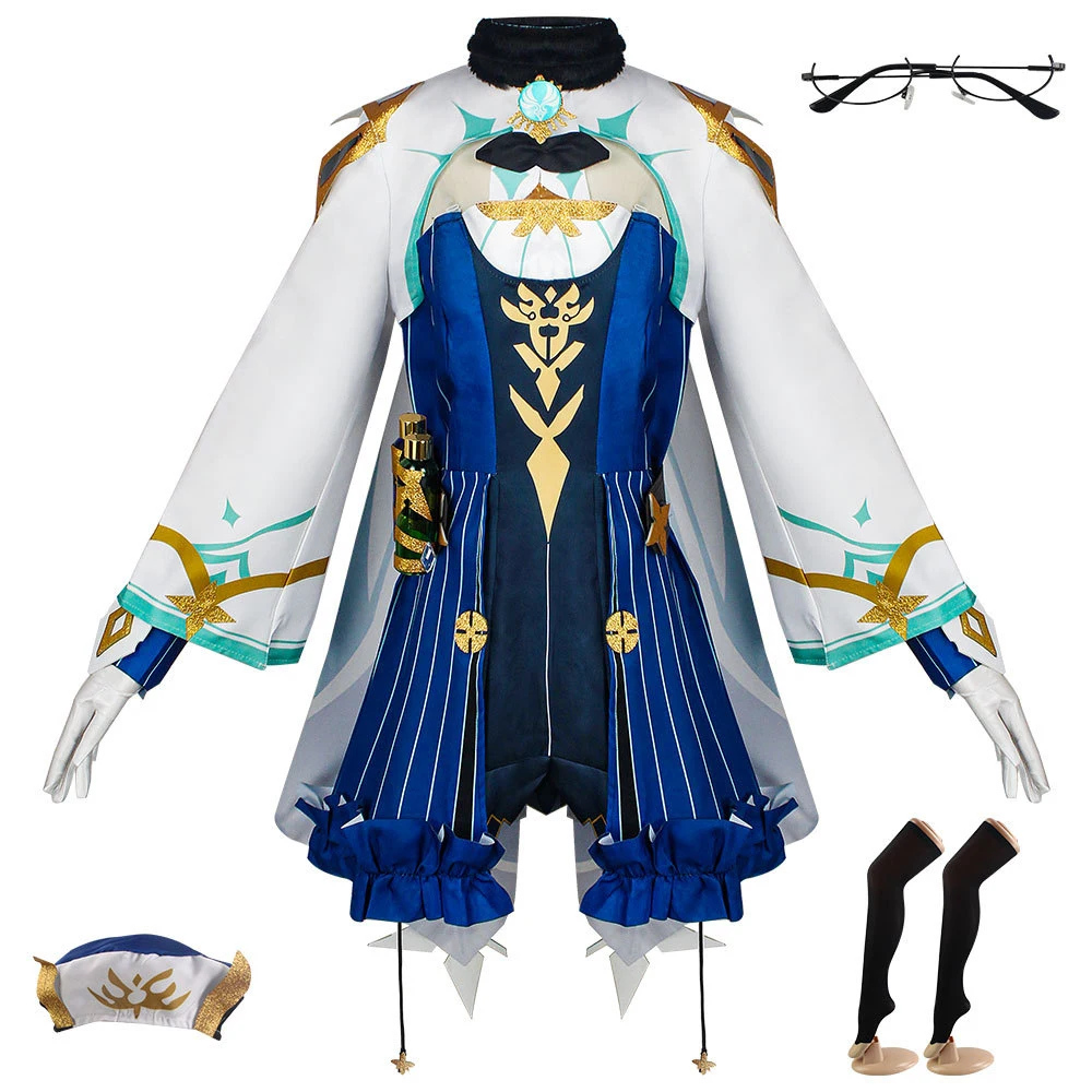 Genshin Impact Sucrose Cosplay Costume Adult Carnival Uniform